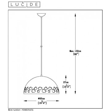 Схема с размерами Lucide 70480/50/31