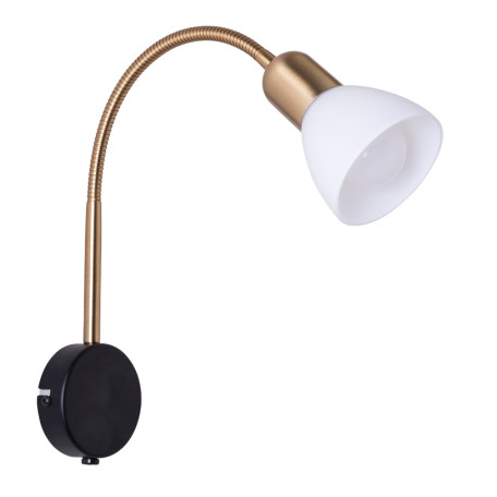 Настенный светильник с регулировкой направления света Arte Lamp Falena A3116AP-1BK, 1xE14x40W