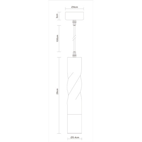 Схема с размерами Arte Lamp A3280SP-1BK