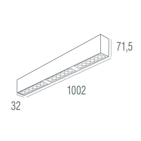 Схема с размерами Donolux DL18515S121A18.34.1000BB