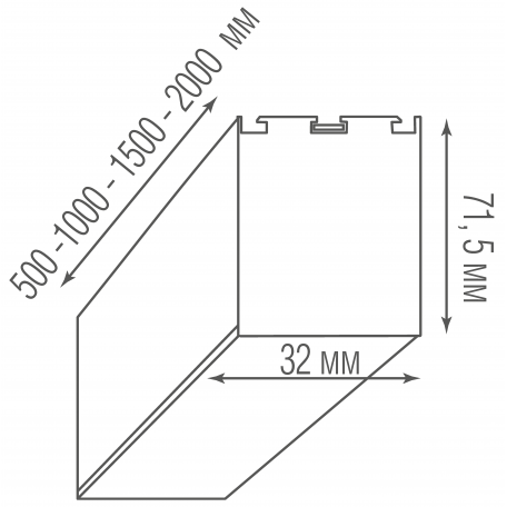 Схема с размерами Donolux DL18515C121A12.34.500BB