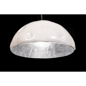 Подвесной светильник Lumina Deco Chesterio LDP 810842-3 WT, 3xE27x40W, белый с серебром, кожа с металллом - миниатюра 2