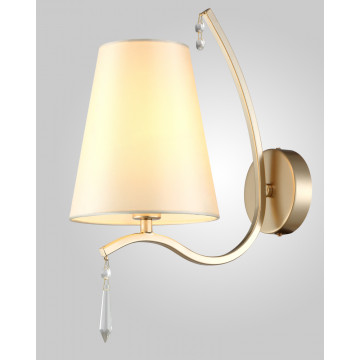 Бра Crystal Lux RENATA AP1 GOLD 3591/401, 1xE14x60W - миниатюра 2