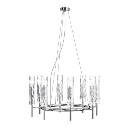 Подвесная люстра Crystal Lux PRIMAVERA SP8 CHROME 2751/308, 8xE14x60W - миниатюра 2