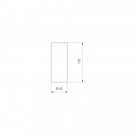 Схема с размерами Elektrostandard a053601