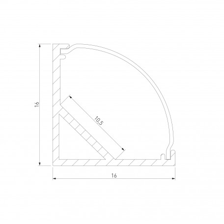 Схема с размерами Elektrostandard a053628