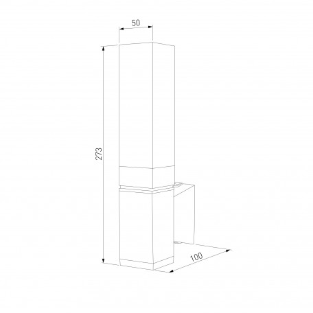 Схема с размерами Elektrostandard a052856