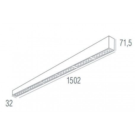 Схема с размерами Donolux DL18515S121A36.48.1500BB