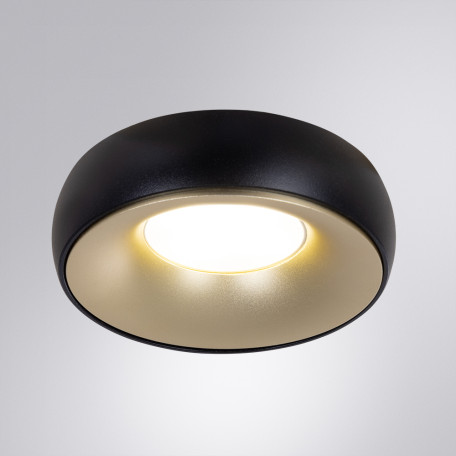 Встраиваемый светильник Arte Lamp Heze A6666PL-1BK, 1xGU10x35W - миниатюра 2