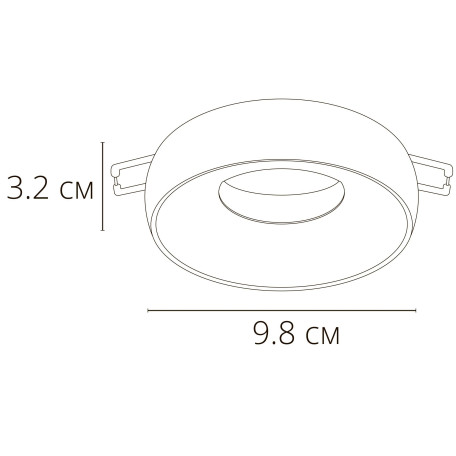 Схема с размерами Arte Lamp A6666PL-1BK