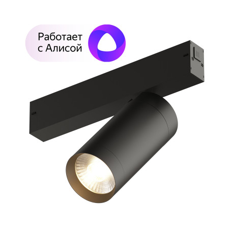 Светодиодный светильник для трековой системы с пультом ДУ Denkirs Smart Spot DK8020-BK, LED 20W 3000-6000K 1800lm CRI>90