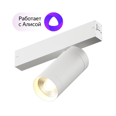 Светодиодный светильник для трековой системы с пультом ДУ Denkirs Smart Spot DK8020-WH, LED 20W 3000-6000K 1800lm CRI>90