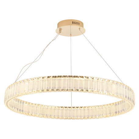 Подвесная светодиодная люстра Crystal Lux MUSIKA SP70W LED GOLD 3391/202, LED 70W 3000K 8400lm - миниатюра 2