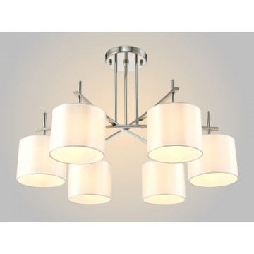 Потолочная люстра Crystal Lux SERGIO PL6 NICKEL 2900/306, 6xE14x60W - миниатюра 2