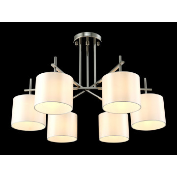 Потолочная люстра Crystal Lux SERGIO PL6 NICKEL 2900/306, 6xE14x60W - миниатюра 4