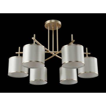 Потолочная люстра Crystal Lux SERGIO PL6 GOLD 2901/306, 6xE14x60W - миниатюра 3