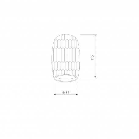 Схема с размерами Elektrostandard a047723