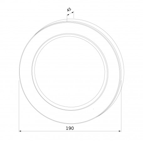 Схема с размерами Elektrostandard a048714