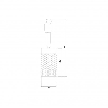 Схема с размерами Elektrostandard a048162