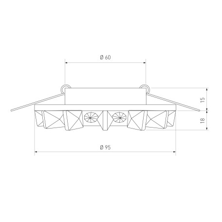 Схема с размерами Elektrostandard a031519