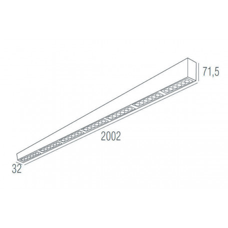 Схема с размерами Donolux DL18515S121A42.34.2000WW