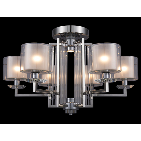 Потолочная люстра Newport 4400 4406/C chrome (М0057157), 6xE14x60W + LED 10W