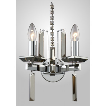 Бра Crystal Lux MARRON AP2 CHROME 0910/402, 2xE14x60W - миниатюра 2