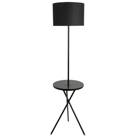 Торшер со столиком Arte Lamp Combo A2070PN-1BK, 1xE27x60W