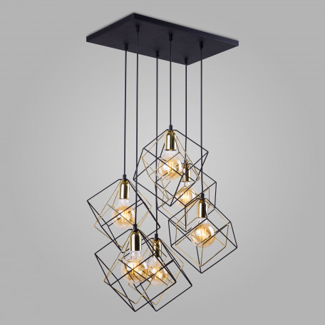 Подвесной светильник TK Lighting 191 Alambre (a049290), 6xE27x60W