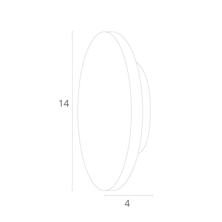 Схема с размерами Arte Lamp A1506AP-1GY