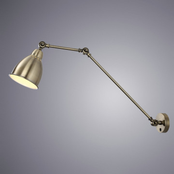 Бра с регулировкой направления света Arte Lamp Braccio A2055AP-1AB, 1xE27x60W - миниатюра 2