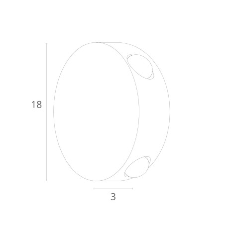 Схема с размерами Arte Lamp A1525AP-1GY