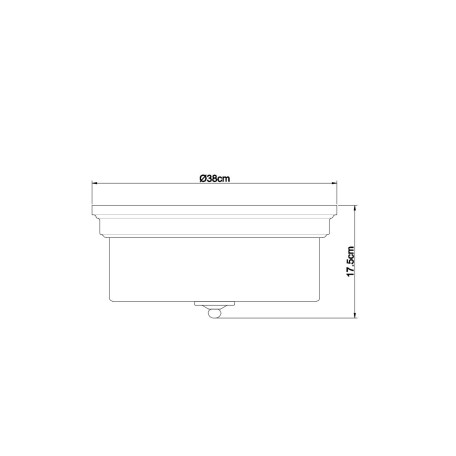 Схема с размерами Arte Lamp A1735PL-3CC