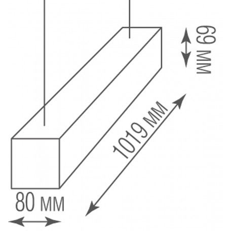 Схема с размерами Donolux DL18516S100WW40L5 D3