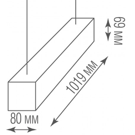 Схема с размерами Donolux DL18516S100WW40L5 D4