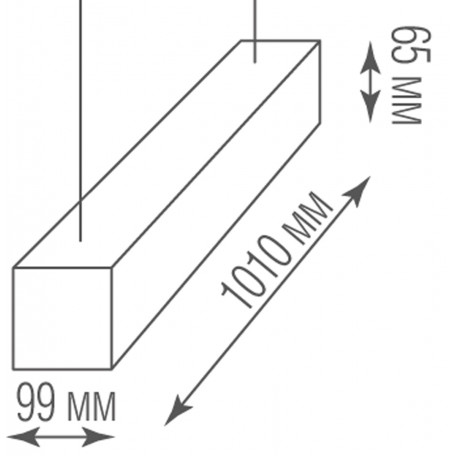 Схема с размерами Donolux DL18516S100WW40L5 D8