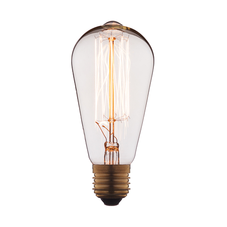 Лампа накаливания Loft It Edison Bulb 1008 прямосторонняя груша E27 60W 220V, гарантия нет гарантии