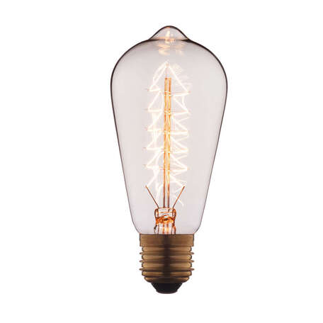 Лампа накаливания Loft It Edison Bulb 6460-S прямосторонняя груша E27 60W 220V, гарантия нет гарантии