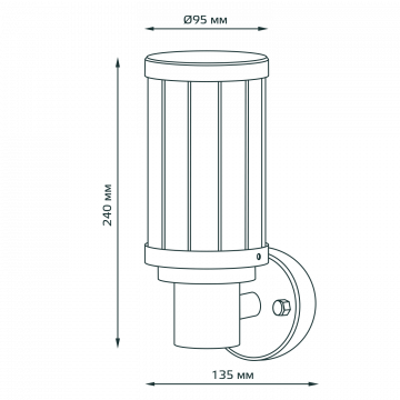 Схема с размерами Gauss GD021