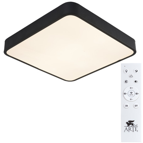 Потолочный светодиодный светильник с пультом ДУ Arte Lamp Scena A2663PL-1BK, LED 55W 2700-4500K 4200lm CRI≥80 - миниатюра 2