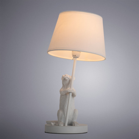 Настольная лампа Arte Lamp Gustav A4420LT-1WH, 1xE14x40W - миниатюра 2