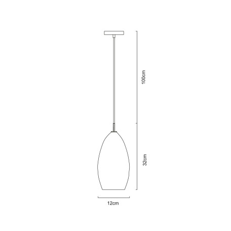 Схема с размерами Arte Lamp A4282SP-1CC