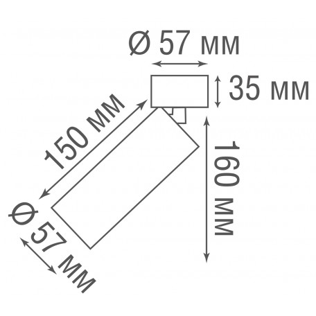 Схема с размерами Donolux DL18895R15W1B ST