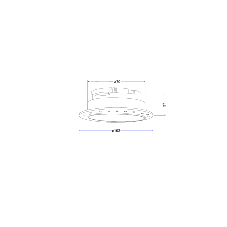 Схема с размерами Maytoni DL051-U-2WB