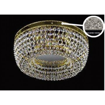 Потолочная люстра Artglass SOFIA DIA 350 NICKEL CE, 3xE14x40W