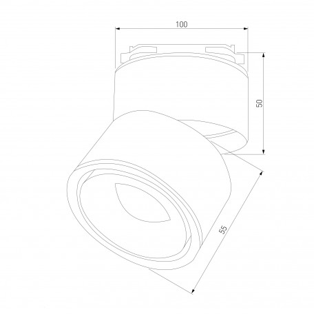 Схема с размерами Elektrostandard a040437