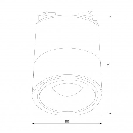 Схема с размерами Elektrostandard a040437