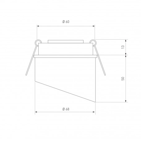 Схема с размерами Elektrostandard a040980