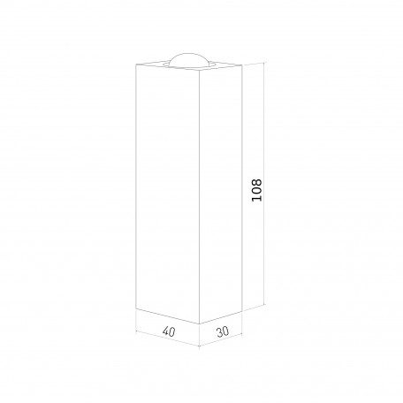 Схема с размерами Elektrostandard a056594