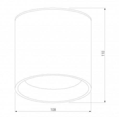 Схема с размерами Elektrostandard a056231